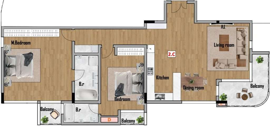 Skyline Penthouses at Aluna Residence, Kigali For Sale(SOLD OUT)